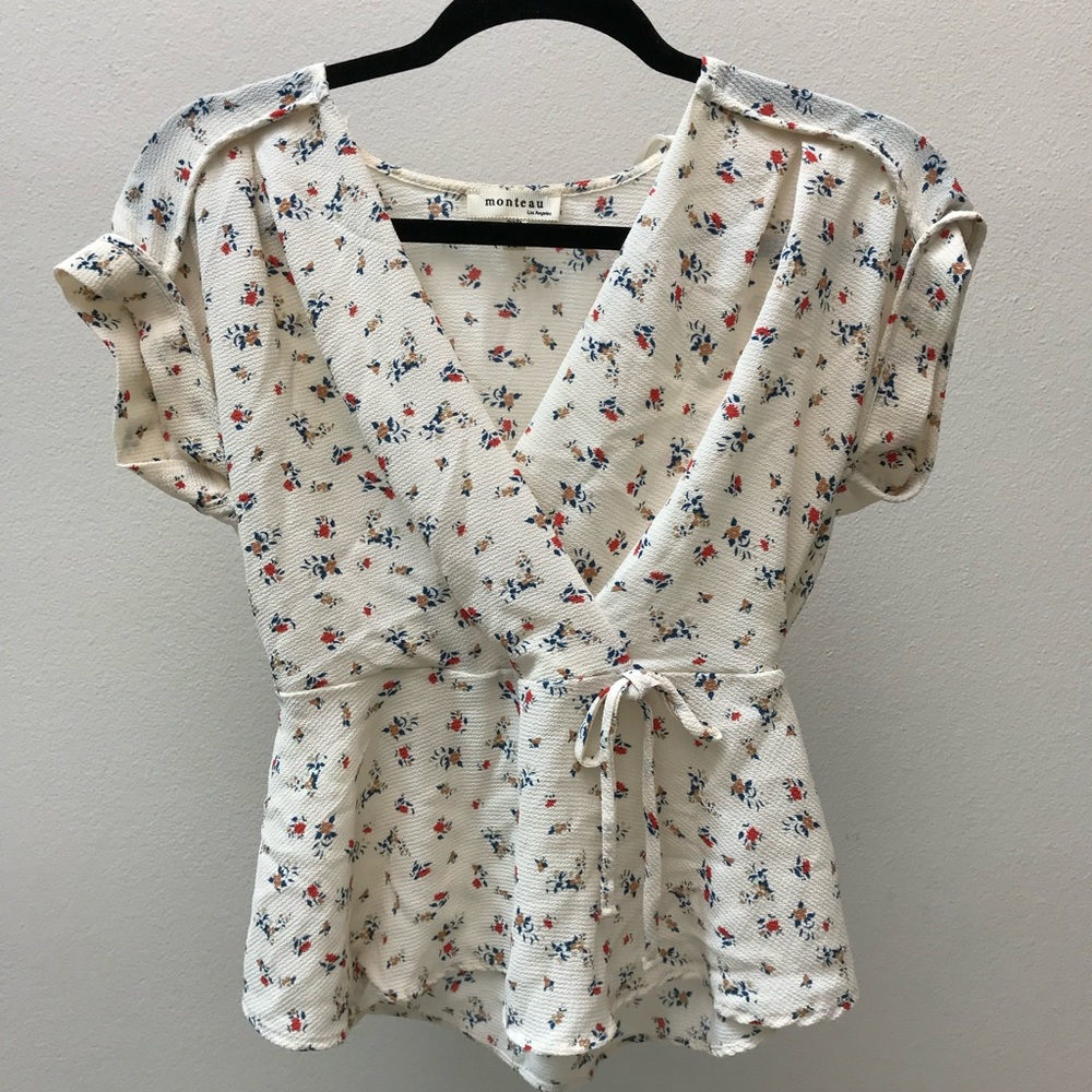 ModCloth floral blouse top